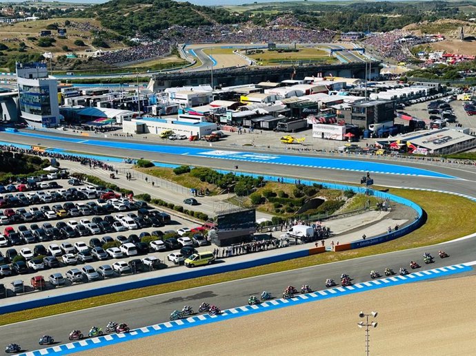 Circuito de Jerez-Ángel Nieto durante el Gran Premio de Motociclismo.