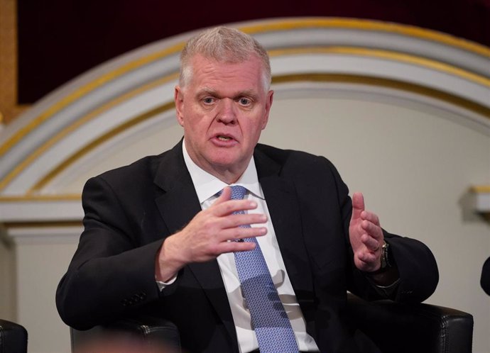 Archivo - 11 May 2022, United Kingdom, London: Noel Quinn, Chief Executive Officer of HSBC, takes part in a panel session, during the Net Zero Delivery Summit at the Mansion House in London. Photo: Yui Mok/PA Wire/dpa