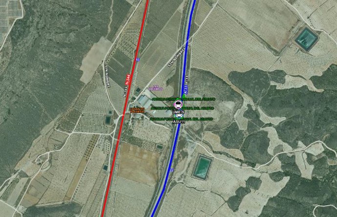 Ubicación donde tuvo luhgar el accidente