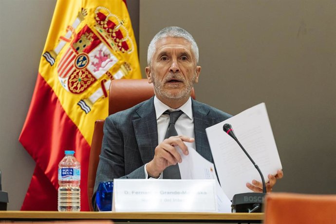 El ministro de Interior, Fernando Grande-Marlaska, 