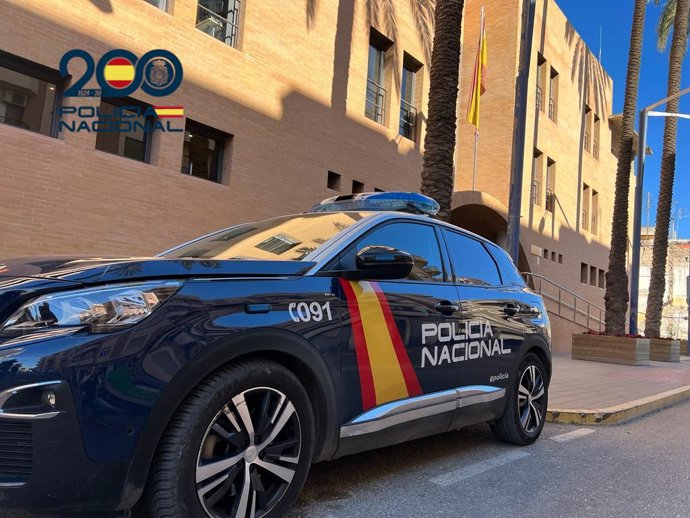 Cotxe de la Policia Nacional.