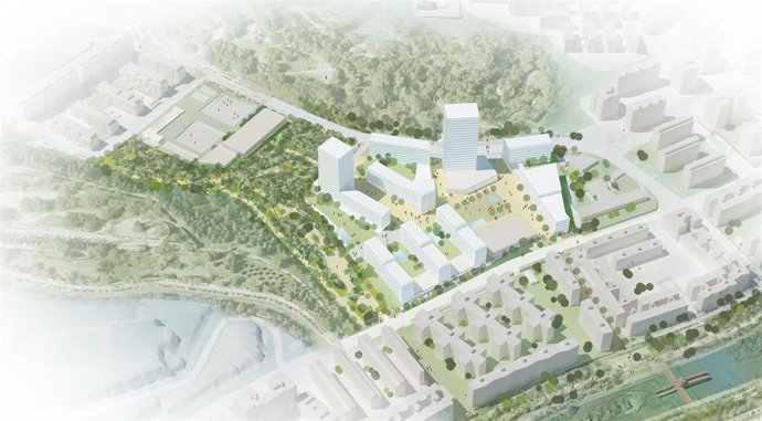 Imagen de cómo quedará el ámbito de la Ermita del Santo