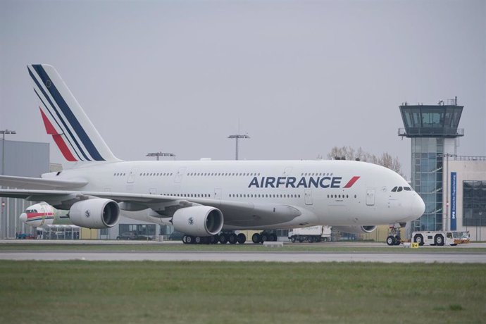 Archivo - Avión Air France. 