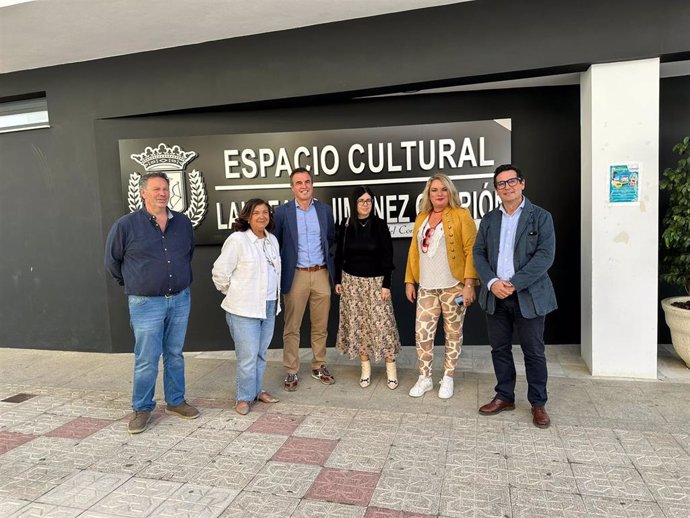 Visita de la delegada de Justicia, Administración Local y Función Pública de la Junta en Huelva, Carmen Céspedes, al municipio de Bollullos Par del Condado.