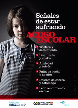 Tristeza, apatía, ansiedad, falta de sueño y apetito, dolores y peor rendimiento, síntomas de que un niño sufre bullying