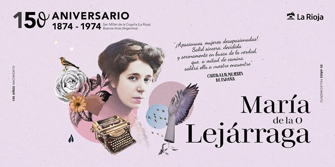 San Millán acogerá en noviembre el Congreso Internacional 'María de la O Lejárraga (1874-1974) y la Edad de Plata'
