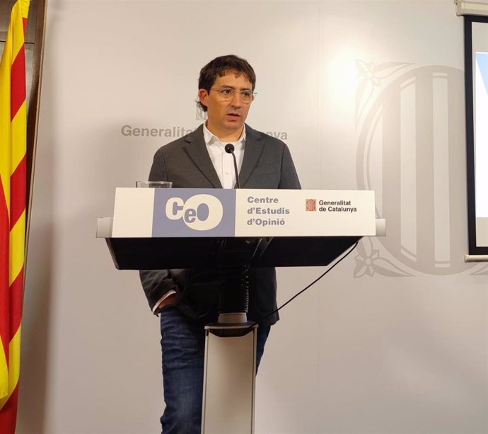 Archivo - El director del CEO, Jordi Muñoz, en rueda de prensa.
