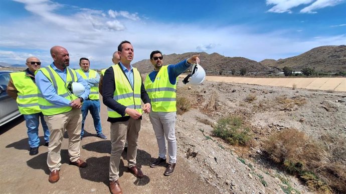 Visita técnica a las obras de ampliación para la protección de la desaladora del Bajo Almanzora (Almería).