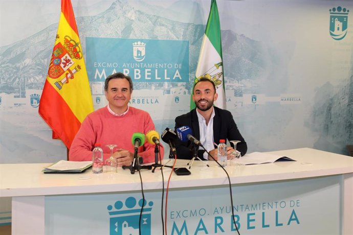 Rueda de prensa sobre la junta de gobierno local de Marbella.