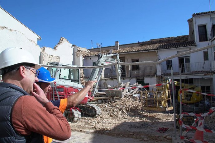 Una dels habitatges derruts a Burjassot