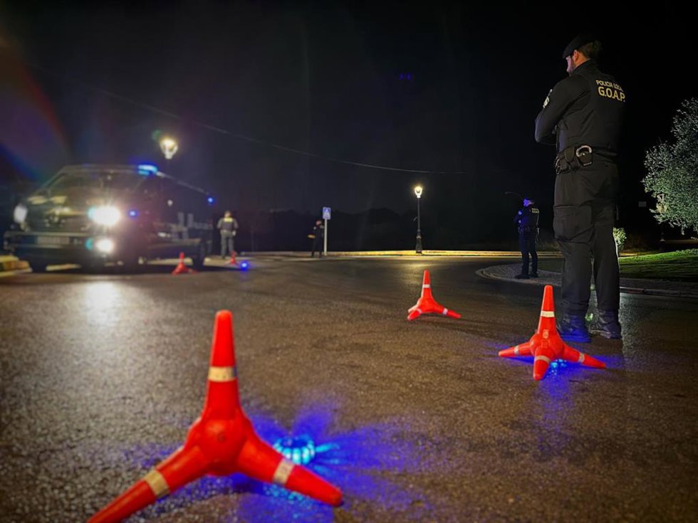 Control de la Policía Local de Los Barrios