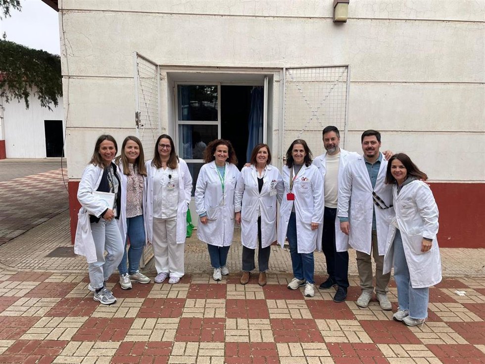 Equipo sanitario de los puntos de Atención a Urgencias Médicas para el Viña Rock.