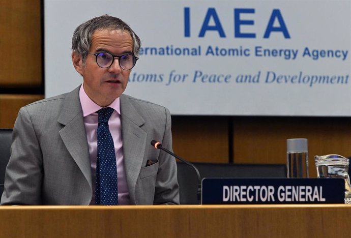 El director general del Organismo Internacional para la Energía Atómica (OIEA), Rafael Grossi