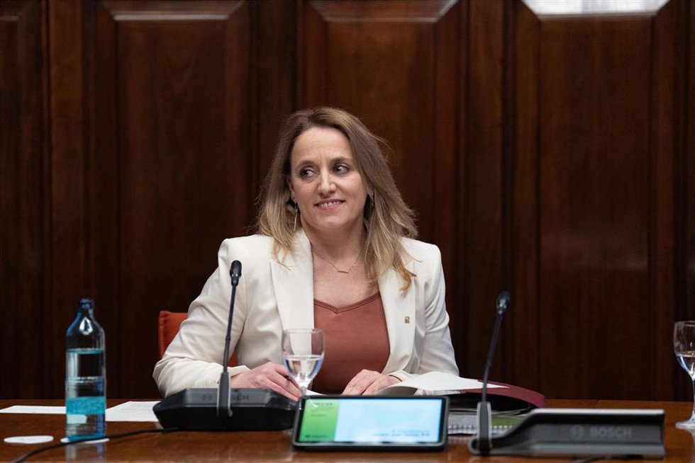 Archivo - La consellera de Economía y Hacienda de la Generalitat, Natlia Mas