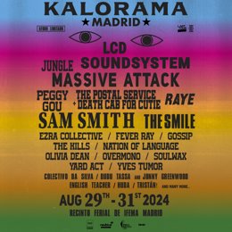Cartel de la primera edición de KALORAMA en Madrid, que se celebra en IFEMA del 29 al 31 de agosto
