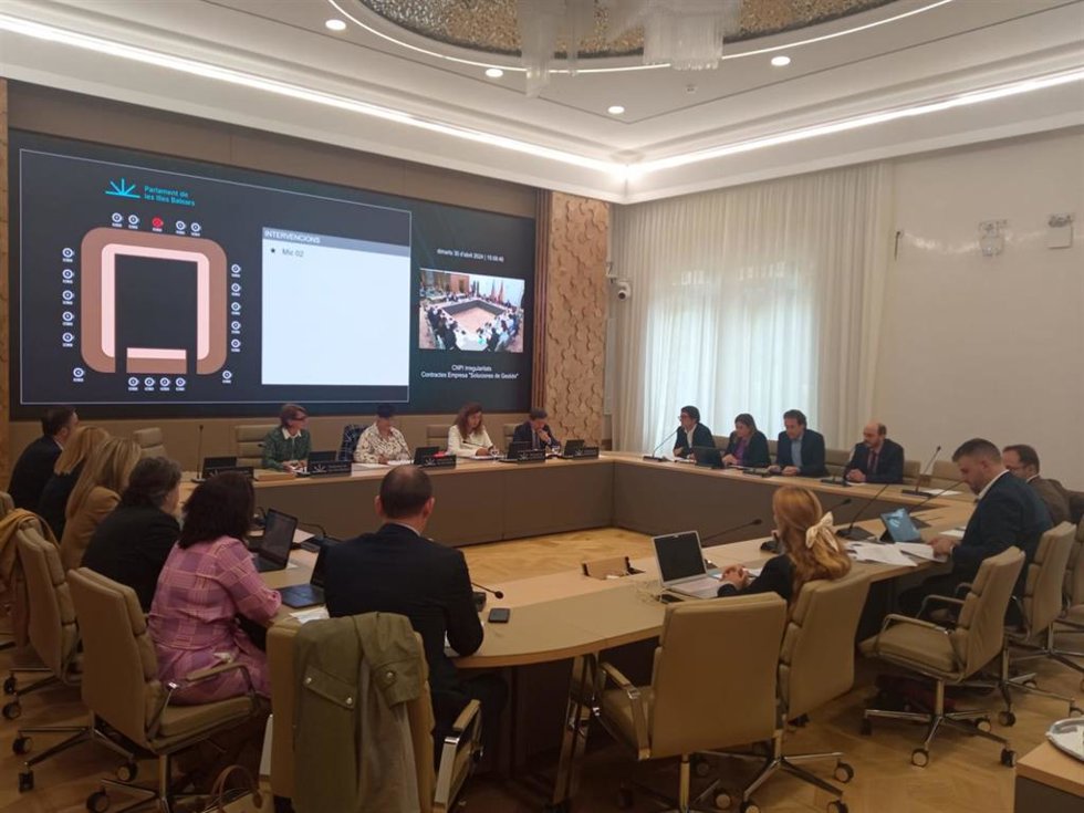 Reunión de la Comisión de investigación sobre las irregularidades en los contratos con Soluciones de Gestión.