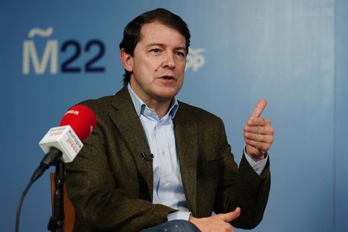 Archivo - Alfonso Fernández Mañueco, presidente de Castilla y León.