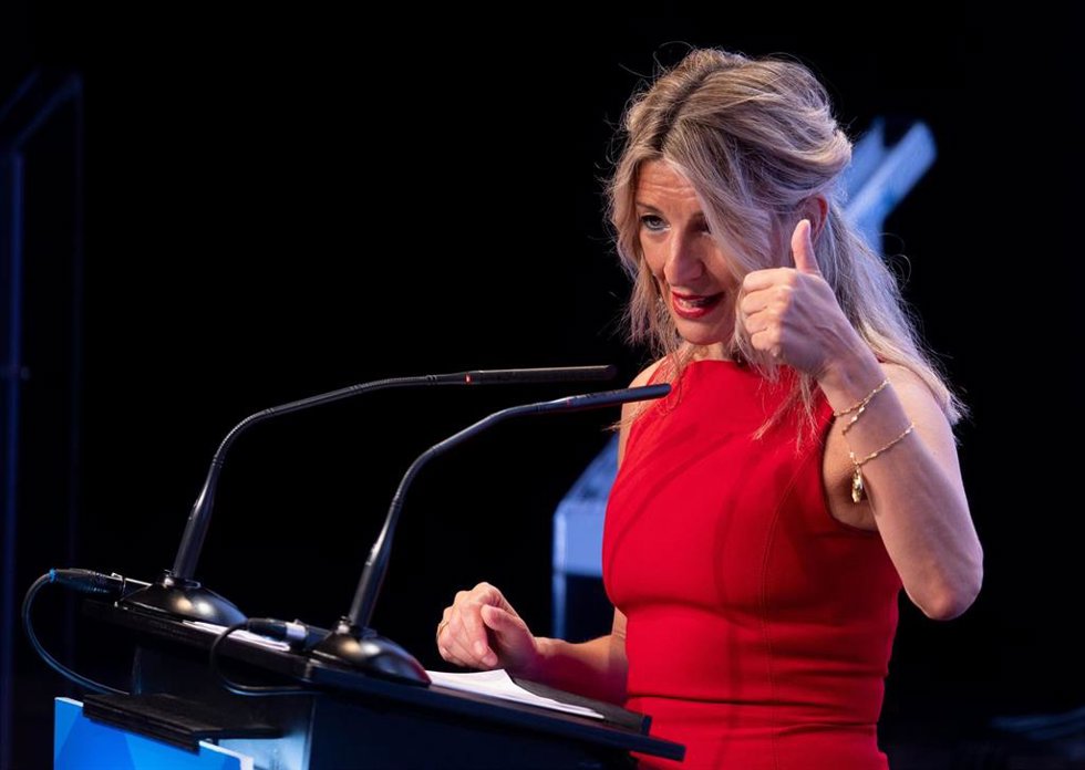La vicepresidenta segunda y ministra de Trabajo y Economía Social, Yolanda Díaz