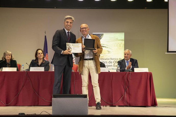 Uno de los premiados en la gala.