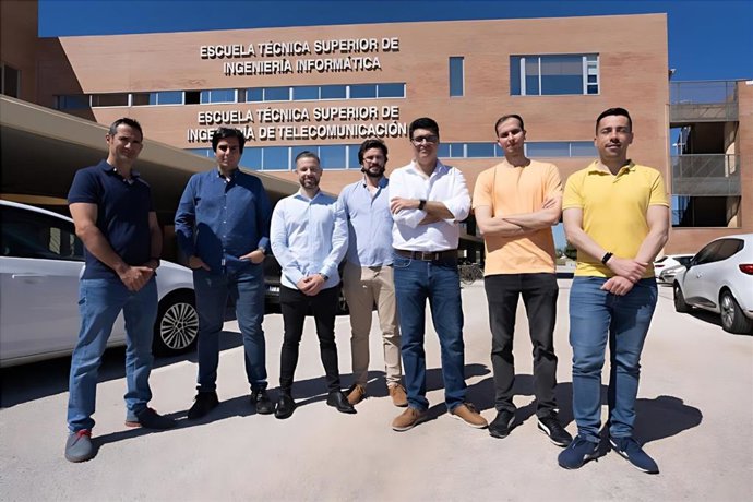 Equipo de investigadores de la Universidad de Málaga.