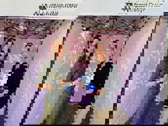 La Diputación lleva los Puntos Violeta a las fiestas de los municipios para informar y prevenir frente a la violencia de género