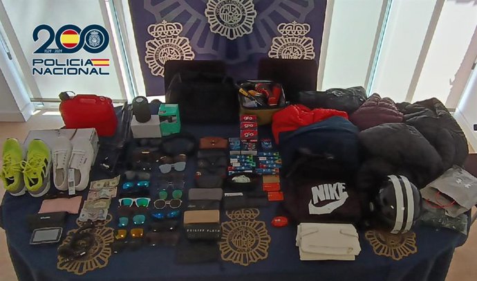 Detenidas dos personas por la comisión de 21 hechos delictivos en Málaga