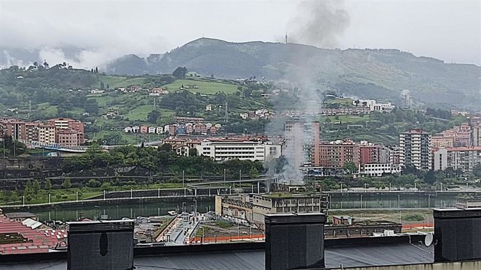 Incendio en Zorrozaurre