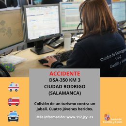 Gráfico elaborado por ell 112 con datos sobre el accidente en Ciudad Rodrigo
