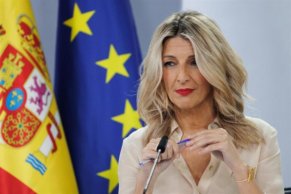 La vicepresidenta segunda y Ministra de Trabajo y Economía Social, Yolanda Díaz