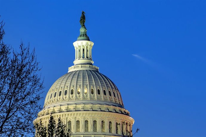 Archivo - Imagen del Capitolio de EEUU.