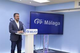 Archivo - El vicesecretario de Málaga Productiva del PP malagueño, Carlos Conde, en una foto de archivo.