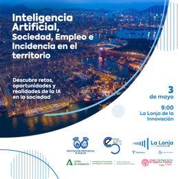 Cartel de jornada sobre Inteligencia Artificial organizada por el Consejo Económico y Social de Huelva.