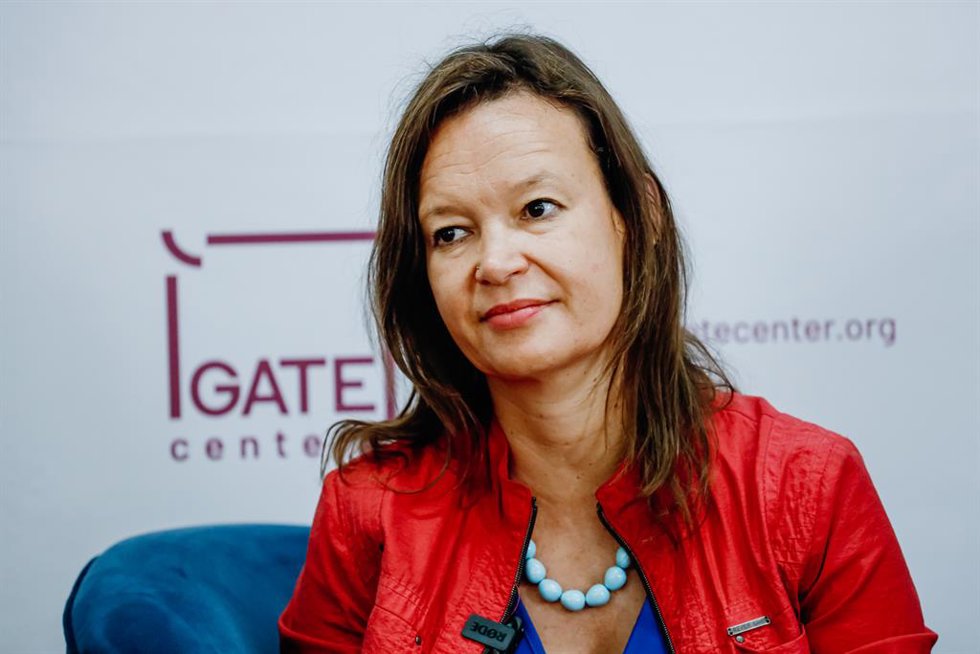 Archivo - La presidenta de la Red Española para el Desarrollo Sostenible (REDS), Leire Pajín, participa en un encuentro moderado por el expresidente del Gobierno, José Luis Rodríguez Zapatero, a 14 de junio de 2022, en Madrid (España). La situación de l