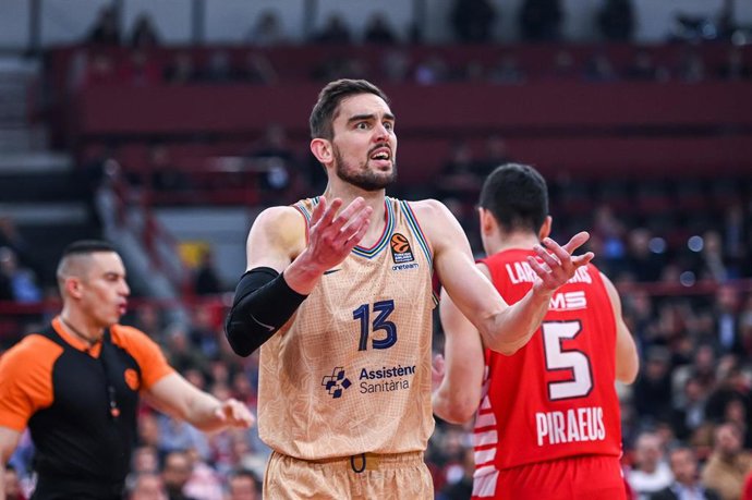 Archivo - Tomas Satoransky, durante un partido del Barça en la Euroliga.