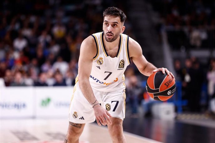Archivo - Facundo Campazzo, en un partido con el Real Madrid.