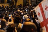 Foto: Siete agentes de Policía heridos en los dos últimos días de protestas contra la ley de agentes extranjeros en Georgia
