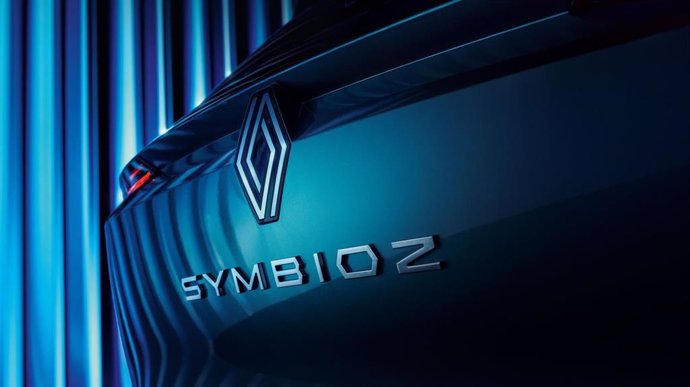 Logo de Renault con el nombre Symbioz