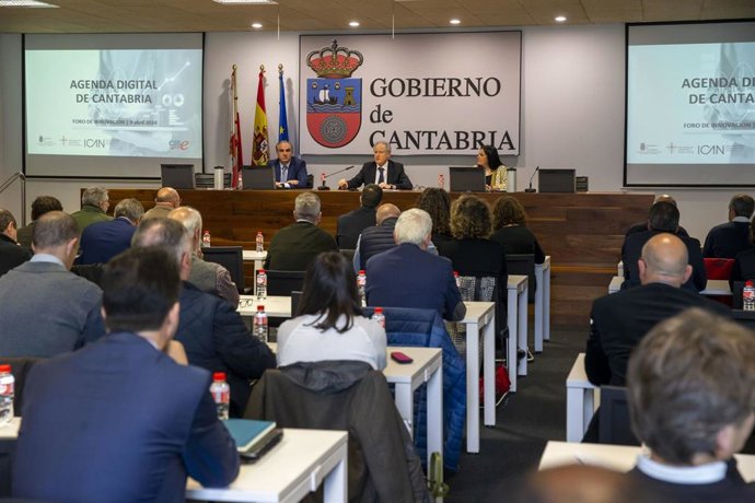 Foto de archivo del Foro de la Innovación de Cantabria celebrado para impulsar la Agenda Digital