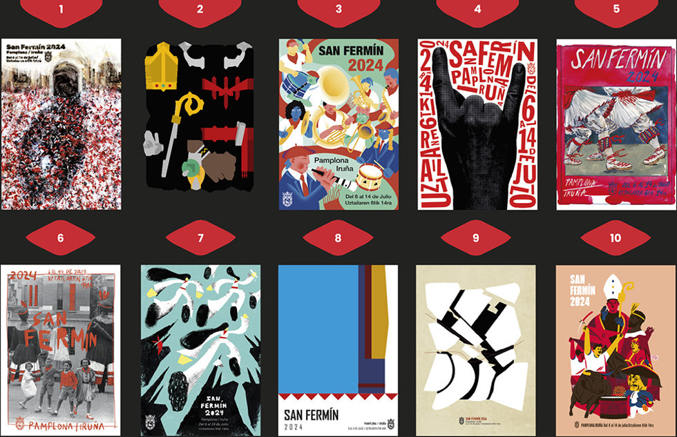 Imagen de los carteles finalistas