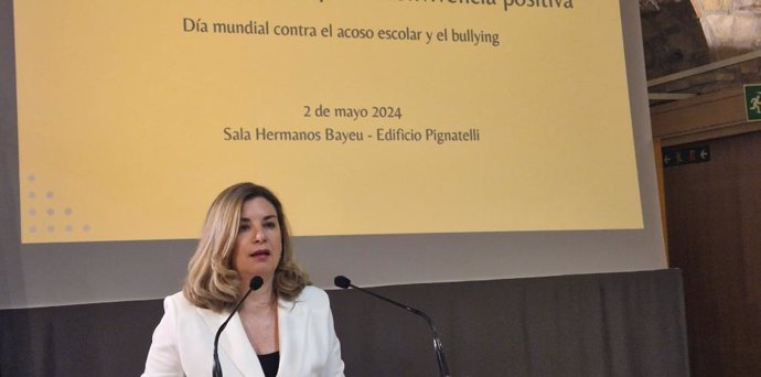 La consejera de Educación, Claudia Pérez Forniés