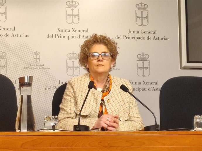 Archivo - La diputada del PP en la Junta General, Gloria García