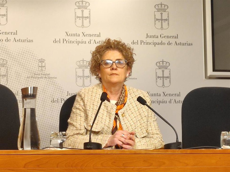 Archivo - La diputada del PP en la Junta General, Gloria García