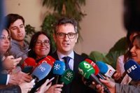 Bolaños asegura que a Sánchez "le quedan muchísimos años" al frente del PSOE: "Lidera la transformación del país"