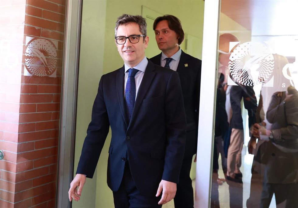 El ministro de la Presidencia, Justicia y Relaciones con las Cortes, Félix Bolaños.