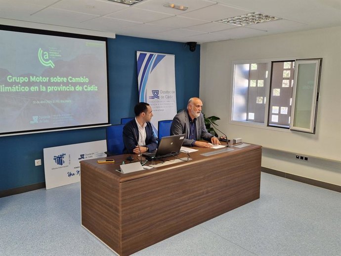 Javier Vidal, diputado de Área de Transición Ecológica y Desarrollo a la Ciudadanía, en la jornada del grupo para los planes municipales contra el cambio climático.