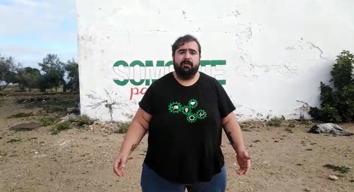 Archivo - El portavoz del SAT, Óscar Reina, en una imagen de archivo. 