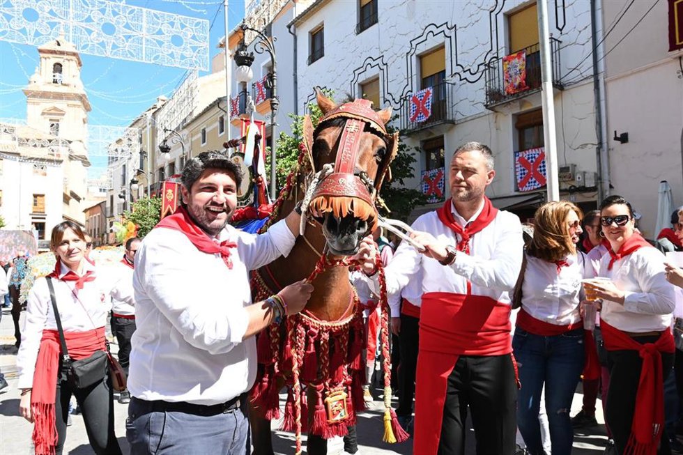 El Presidente Del Gobierno De La Región De Murcia, Fernando López Miras, Participa En Los Actos Con Motivo Del Día Grande De Las Fiestas Patronales De Caravaca De La Cruz