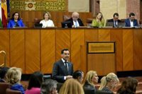Moreno advierte a PSOE en su 145 aniversario sobre "el hiperliderazgo" y el riesgo de derivar en "el partido de Sánchez"