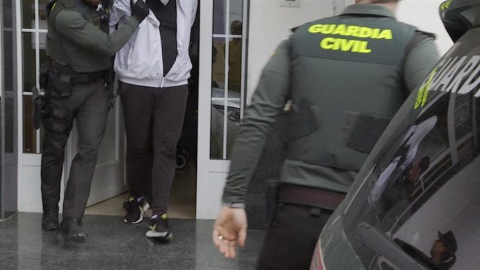 Uno de los detenidos por el crimen de Rafelcofer, en una imagen del pasado martes