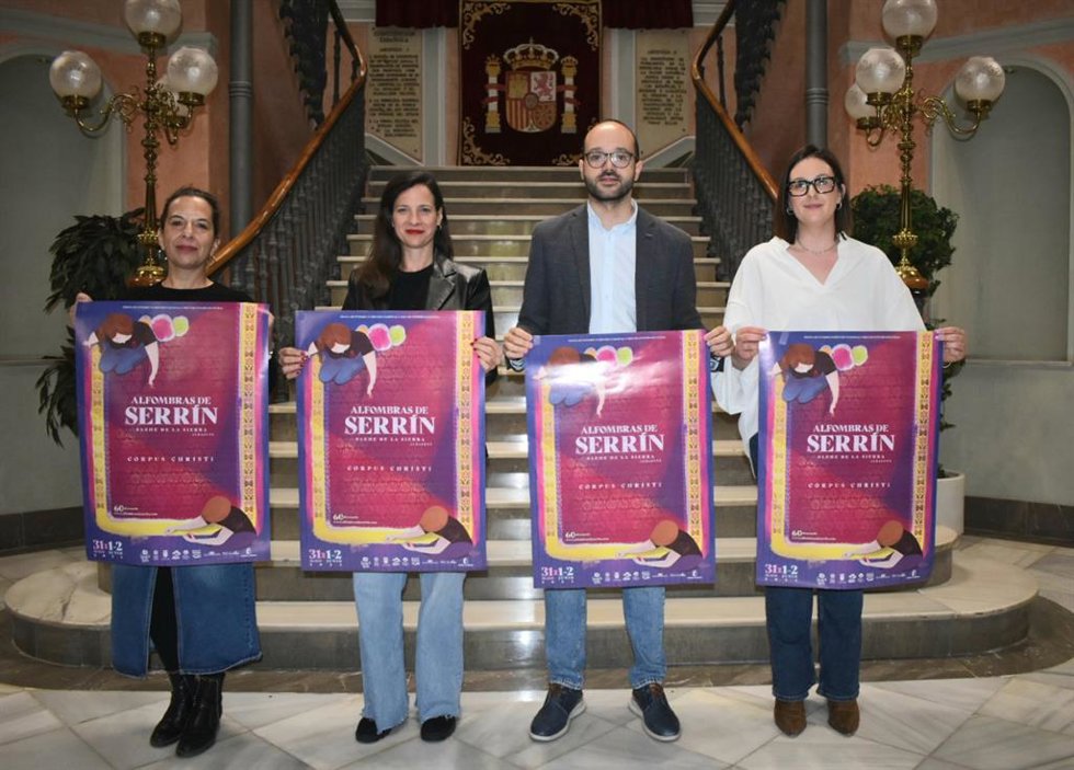 Presentación de las Alfombras de Serrín de Elche de la Sierra